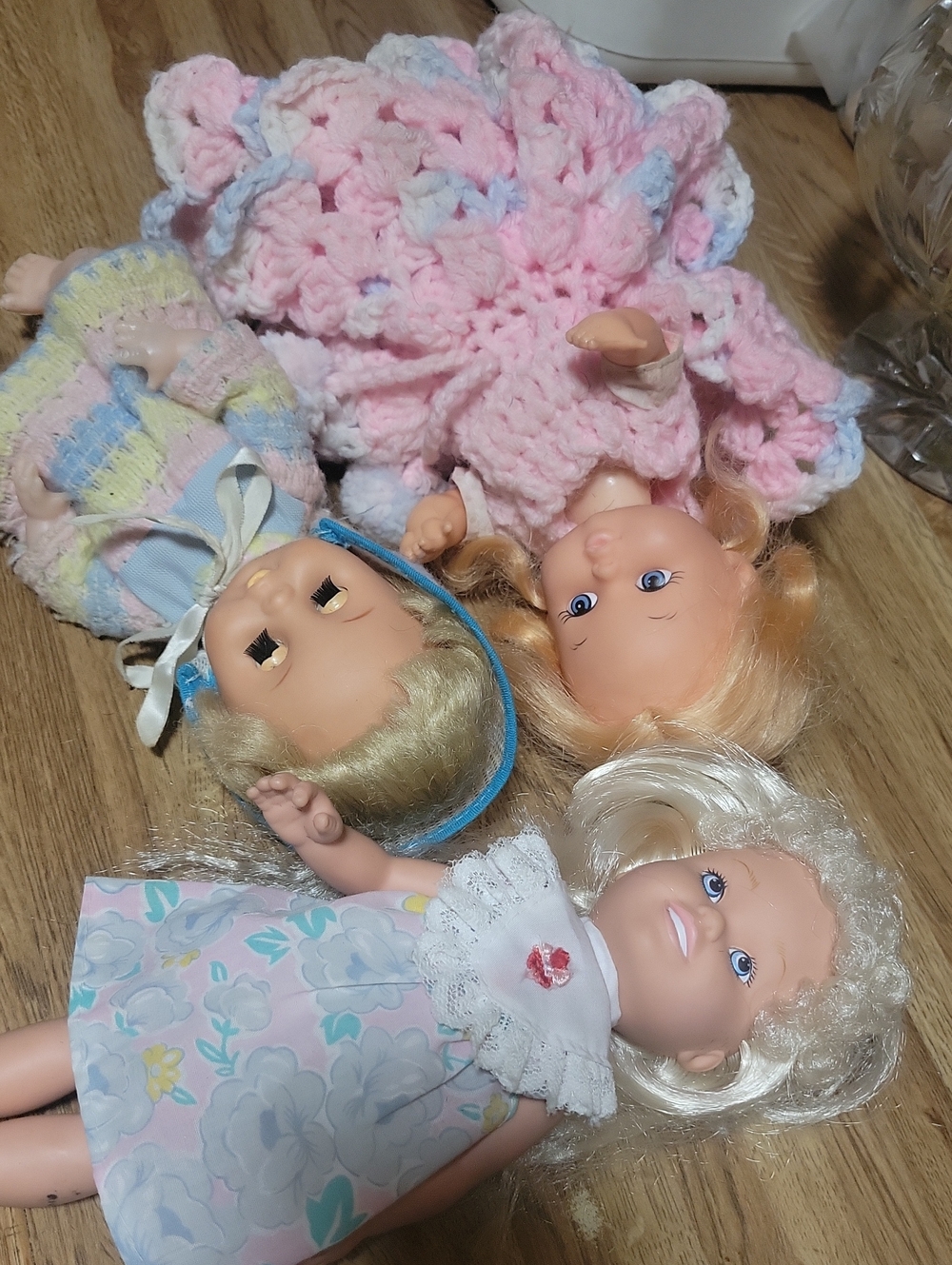 1987 Playschool Doll and 3 other Baby dolls